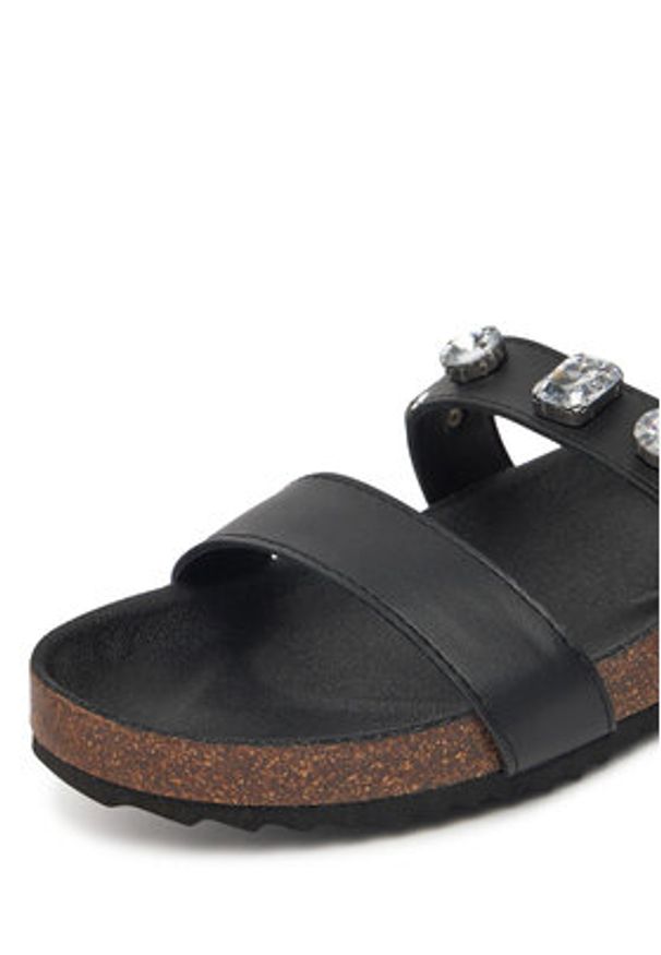 DeeZee Sandały XFL-Z1 Czarny. Kolor: czarny. Materiał: materiał