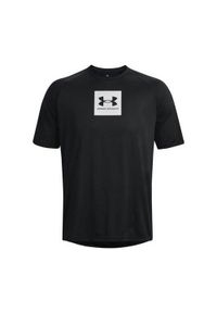 Koszulka treningowa męska Under Armour Tech Prt Fill. Kolor: czarny. Długość rękawa: krótki rękaw. Długość: krótkie #1