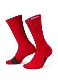 Nike - Skarpety męskie nike elite crew socks university red. Kolor: czerwony. Sport: bieganie