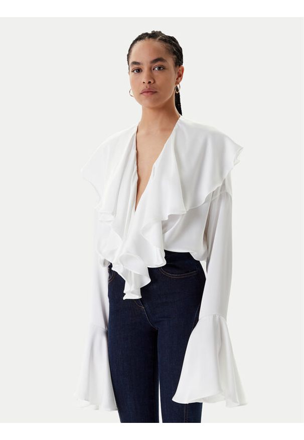 NORMA KAMALI Body ST125BCBO85944 Biały Loose Fit. Kolor: biały. Materiał: syntetyk