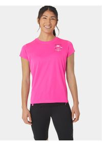 Asics Koszulka techniczna Fujitrail Logo Ss 2012C395 Różowy Ahletic Fit. Kolor: różowy. Materiał: syntetyk