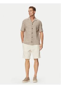 JOOP! Jeans Koszula Hanau 30102538 Beżowy Regular Fit. Kolor: beżowy. Materiał: bawełna #4