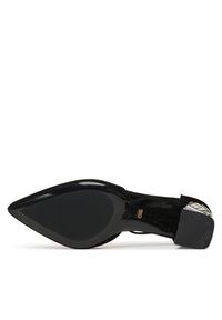 DeeZee Czółenka A1-0272H1 Czarny. Kolor: czarny. Materiał: materiał #7