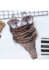 Intica - Strój kąpielowy z cienkimi ramiączkami na plażę i basen Tahmina. Materiał: materiał #11