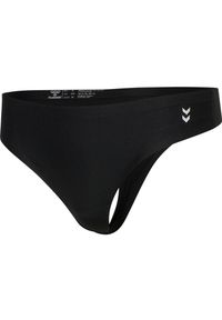 Stringi damskie Hummel MT Breeze (x3). Kolor: czarny. Materiał: jersey, materiał. Wzór: nadruk, jodełka