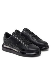 Karl Lagerfeld - KARL LAGERFELD Sneakersy Kapri Kushion KL52648F Czarny. Kolor: czarny. Materiał: skóra #6