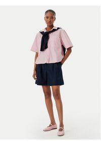 TOMMY HILFIGER - Tommy Hilfiger Koszula WW0WW48899 Różowy jasny Relaxed Fit. Kolor: różowy. Materiał: bawełna #2