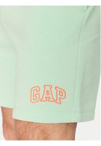 GAP - Gap Szorty sportowe 703989-01 Zielony Regular Fit. Kolor: zielony. Materiał: bawełna. Styl: sportowy #4