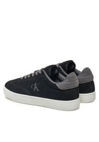 Calvin Klein Jeans Sneakersy YM0YM01270 Czarny. Kolor: czarny. Materiał: skóra, zamsz