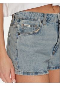 Guess Szorty jeansowe W5GD0Y D5O14 Niebieski Regular Fit. Kolor: niebieski. Materiał: bawełna #4