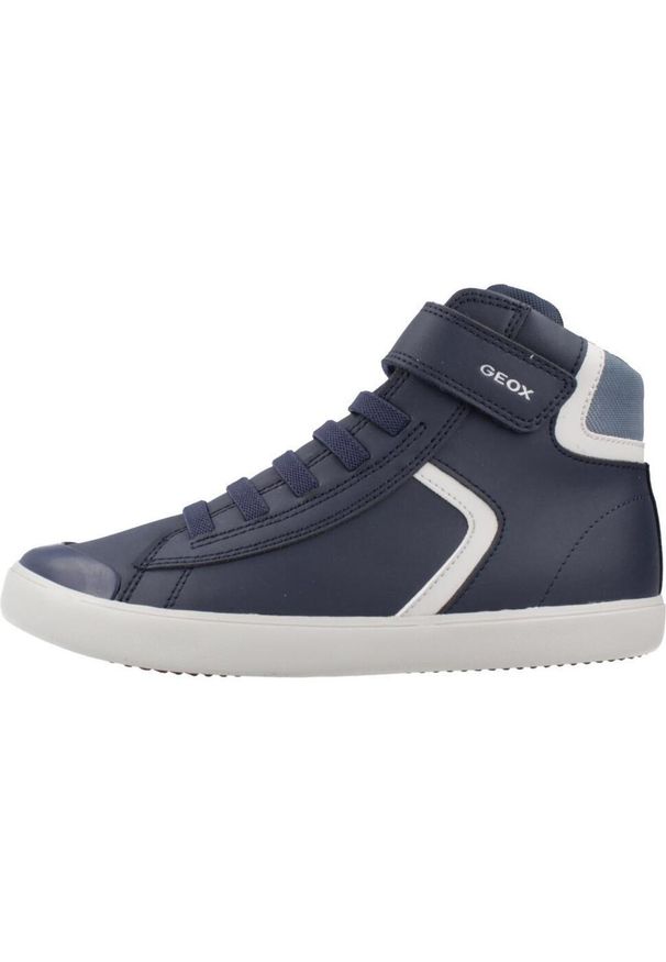 Tenisówki Geox Model J Gisli Kolor Niebieski. Kolor: niebieski. Materiał: syntetyk, tkanina. Sport: turystyka piesza