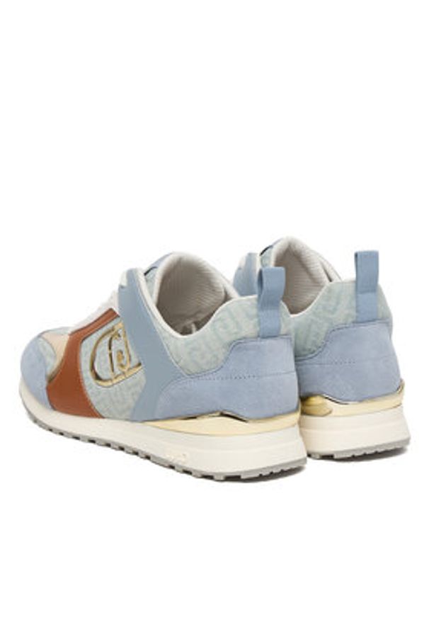 Liu Jo Sneakersy Maxi Wonder Low 03 BA6017 PX822 Niebieski. Kolor: niebieski. Materiał: skóra