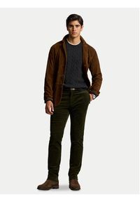 Polo Ralph Lauren Spodnie materiałowe 710879958016 Zielony Slim Fit. Kolor: zielony. Materiał: sztruks #3