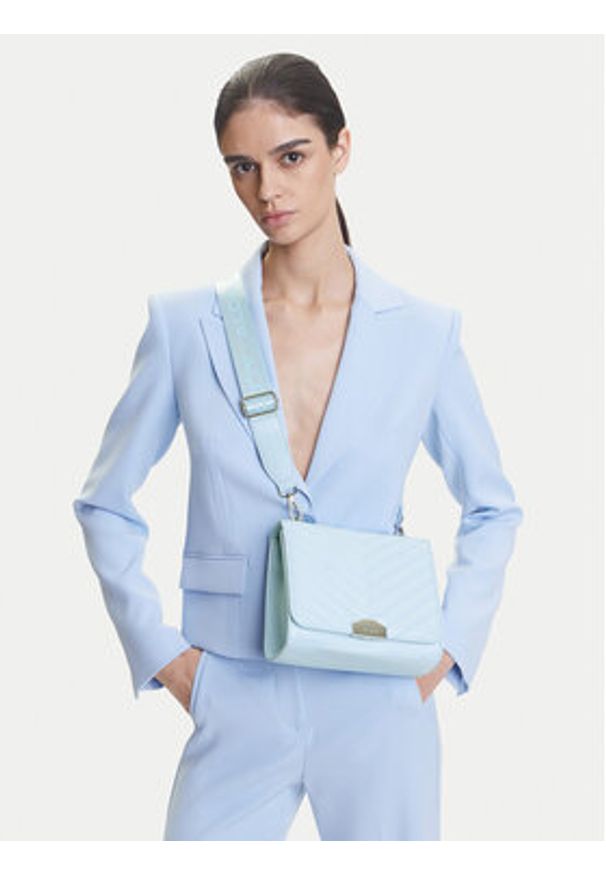 Aldo Torebka Melophuss 13989270 Błękitny. Kolor: niebieski. Materiał: skórzane