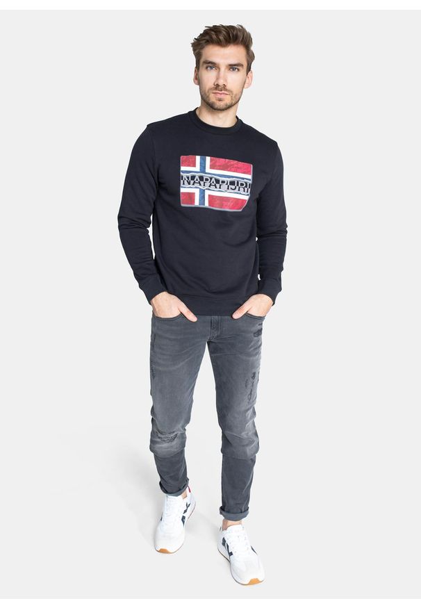 Bluza męska Napapijri Bench C (NP0A4FQZ0411). Kolor: czarny