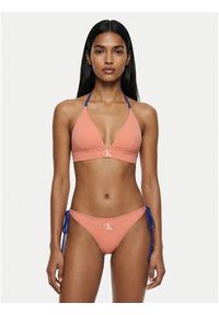 Calvin Klein Swimwear Dół od bikini LV00Q61215 Różowy. Kolor: różowy. Materiał: syntetyk #3
