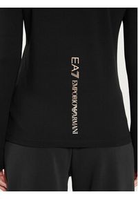 EA7 Emporio Armani Bluzka 6DTT09 TJQCZ 0210 Czarny Slim Fit. Kolor: czarny. Materiał: bawełna #3