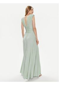 Elisabetta Franchi Sukienka wieczorowa AB-563-41E3-5754 Zielony Regular Fit. Kolor: zielony. Materiał: wiskoza. Styl: wizytowy #4