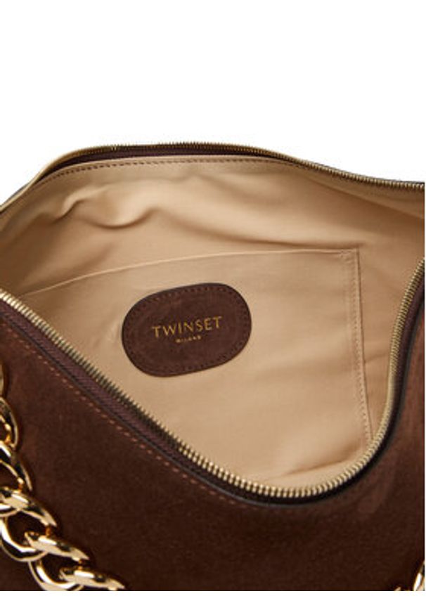 TwinSet - TWINSET Torebka 252TB7162 Brązowy. Kolor: brązowy. Materiał: skórzane