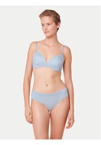 Triumph Biustonosz bezfiszbinowy Body Make-up Soft Touch 10193526 Błękitny. Kolor: niebieski. Materiał: syntetyk #3
