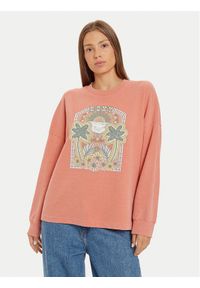 Roxy Bluza East Side ERJKT04191 Różowy Boxy Fit. Kolor: różowy. Materiał: syntetyk