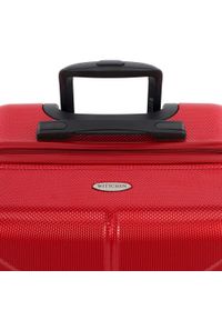 Wittchen - Zestaw walizek z polikarbonu żłobionych. Kolor: czerwony. Materiał: guma #9