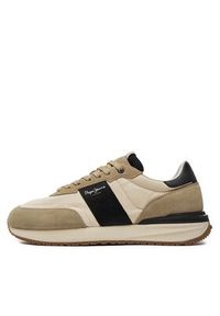 Pepe Jeans Sneakersy Buster Tape PMS60006 Beżowy. Kolor: beżowy