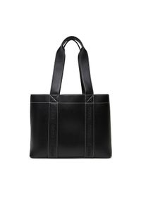 Hugo - HUGO Torebka Becky Up 50547491 Czarny. Kolor: czarny. Materiał: skórzane