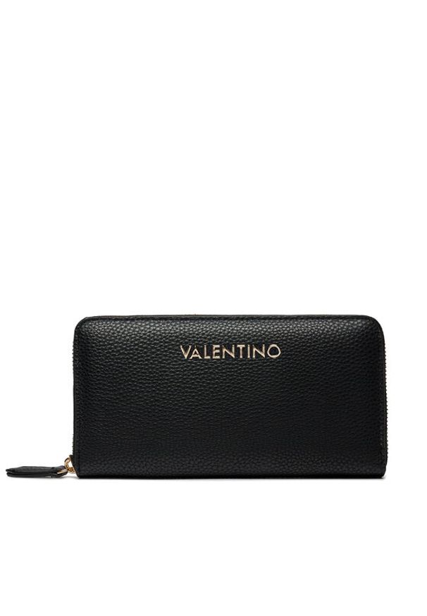VALENTINO - Valentino Duży Portfel Damski Brixton VPS7LX155 Czarny. Kolor: czarny. Materiał: skóra