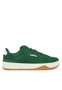 Tommy Jeans Sneakersy Tjm Skater Sneaker EM0EM01607 Zielony. Kolor: zielony. Materiał: skóra, zamsz