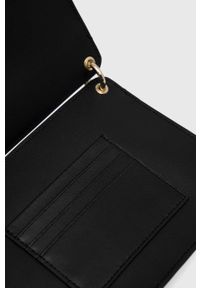Patrizia Pepe torebka skórzana kolor czarny. Kolor: czarny. Materiał: skórzane #5