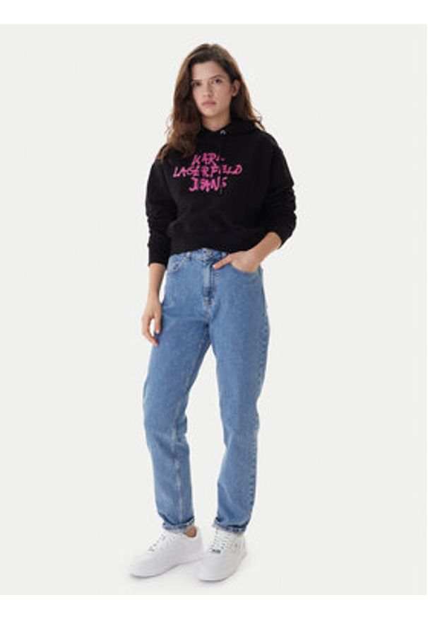 Karl Lagerfeld Jeans Jeansy B1W10076 Niebieski Mom Fit. Kolor: niebieski