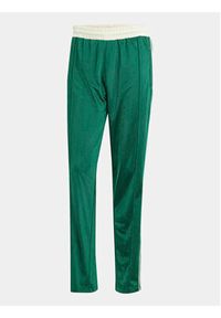 Adidas - adidas Spodnie dresowe IS1402 Zielony Regular Fit. Kolor: zielony. Materiał: syntetyk #5
