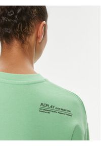 Replay Bluza W3104B.000.23650P Zielony Regular Fit. Kolor: zielony. Materiał: bawełna #3