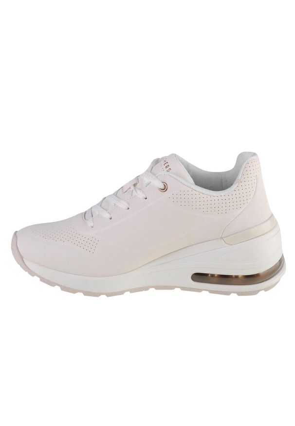 skechers - Buty do chodzenia, Skechers Million Air-Elevated Air 155401-WHT. Zapięcie: sznurówki. Kolor: biały. Materiał: guma, syntetyk, materiał. Szerokość cholewki: normalna. Sport: turystyka piesza