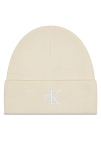 Calvin Klein Jeans Czapka Monogram Embro Beanie K60K612319 Écru. Materiał: materiał #1