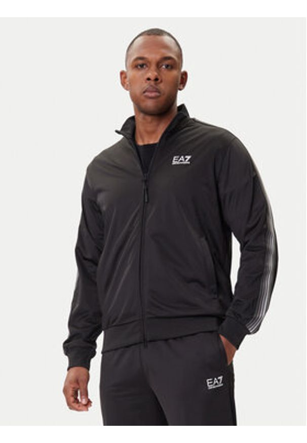 EA7 Emporio Armani Dres 7M000970 AF12449 UC001 Czarny Regular Fit. Kolor: czarny. Materiał: syntetyk