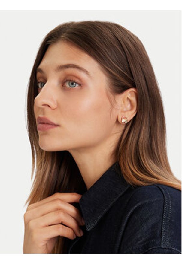 Coach Kolczyki 37527579 Złoty. Materiał: metalowe. Kolor: złoty