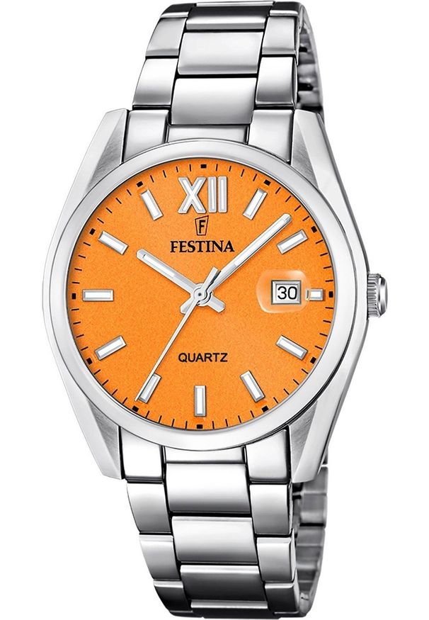 Zegarek Festina Zegarek męski Festina F20683-7 srebrny. Kolor: srebrny