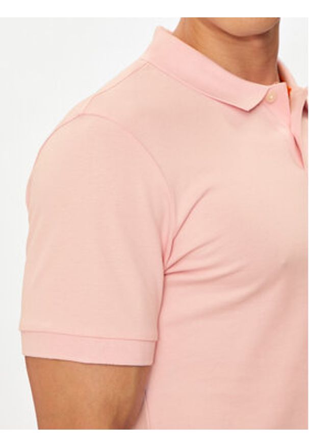 BOSS - Boss Polo Passenger 50507803 Różowy Slim Fit. Typ kołnierza: polo. Kolor: różowy. Materiał: bawełna