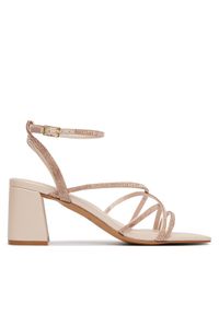 Aldo Sandały Esther 14296044 Beżowy. Kolor: beżowy. Materiał: skóra #1