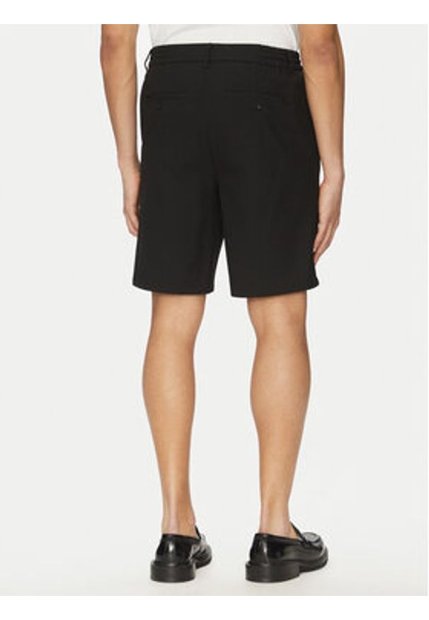 Only & Sons Szorty materiałowe Lou 22032473 Czarny Regular Fit. Kolor: czarny. Materiał: syntetyk