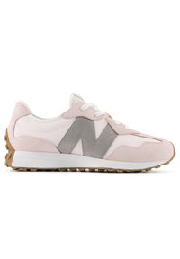 Buty dziecięce New Balance G32739V – różowe. Okazja: na co dzień. Kolor: różowy. Materiał: zamsz, guma. Szerokość cholewki: normalna #1