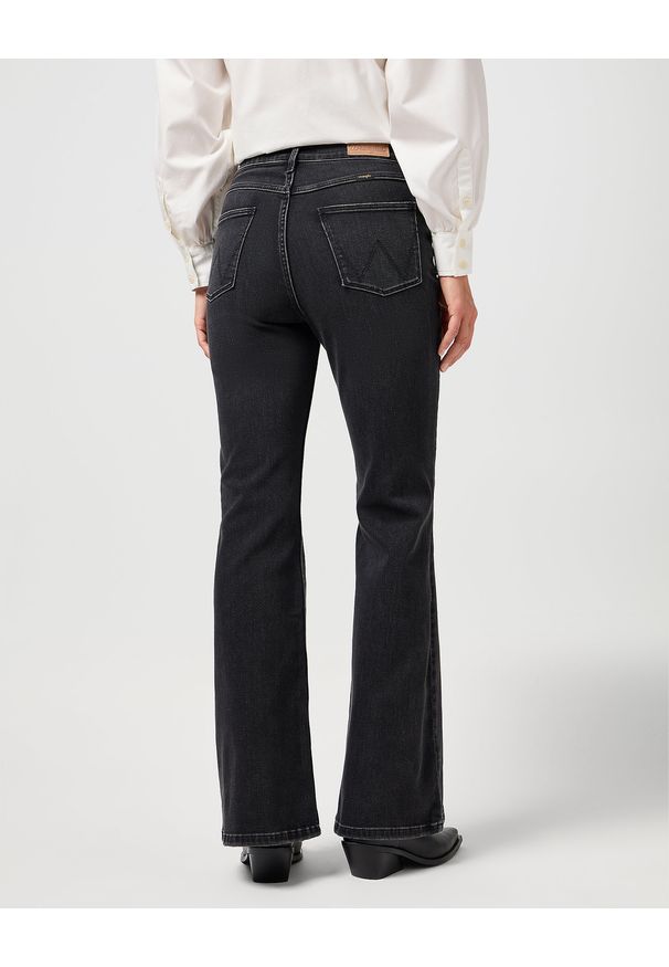 Wrangler - WRANGLER DAMSKIE SPODNIE JEANSOWE WRANGLER FIERCE FLARE CONSTELLATION 112362622
