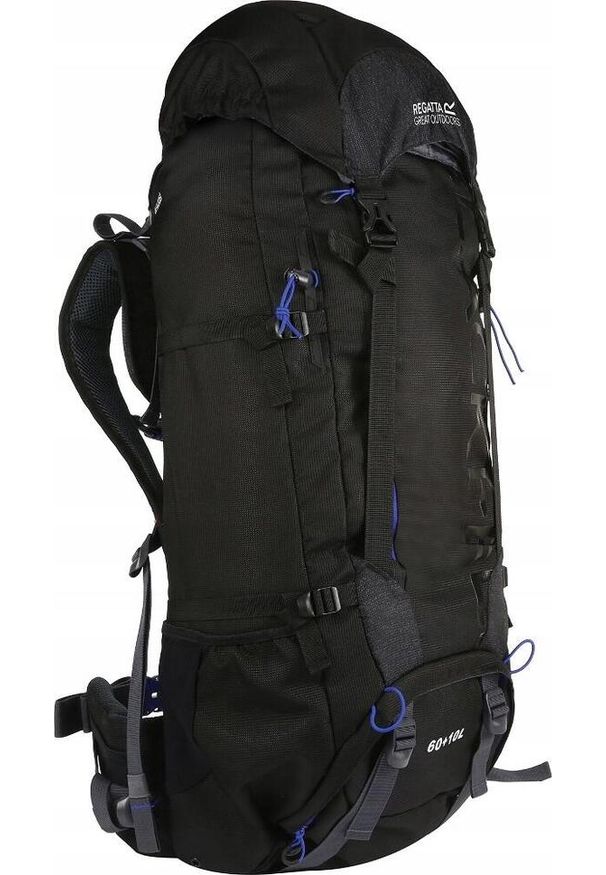Plecak trekkingowy Regatta EU187. Kolor: czarny. Materiał: poliester. Styl: sportowy