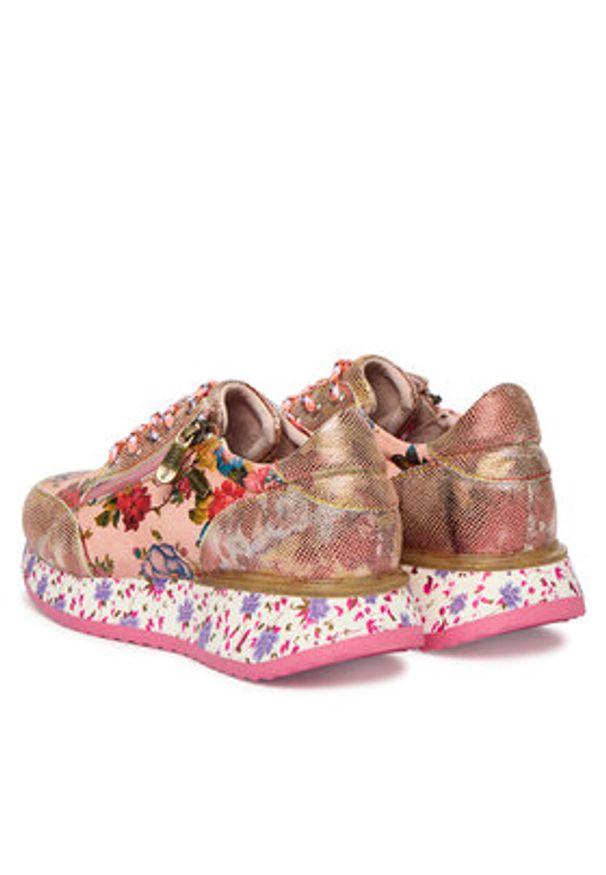 Laura Vita Sneakersy Delphine 06 Kolorowy. Materiał: skóra. Wzór: kolorowy