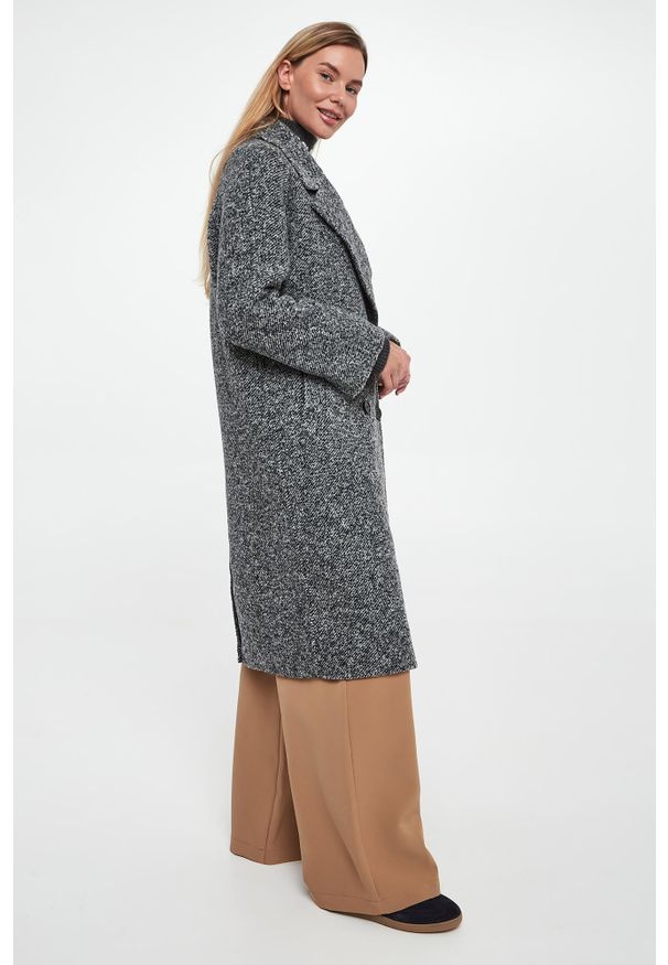 Ermanno Firenze - Płaszcz damski wełniany ERMANNO FIRENZE. Materiał: wełna