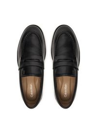 Calvin Klein Półbuty Ess Rubber Penny Loafer Pol Lth HM0HM02025 Czarny. Kolor: czarny. Materiał: skóra #3
