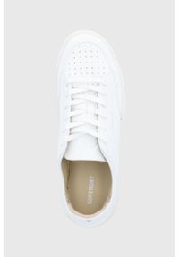 Superdry Buty kolor biały. Nosek buta: okrągły. Zapięcie: sznurówki. Kolor: biały. Materiał: guma #2