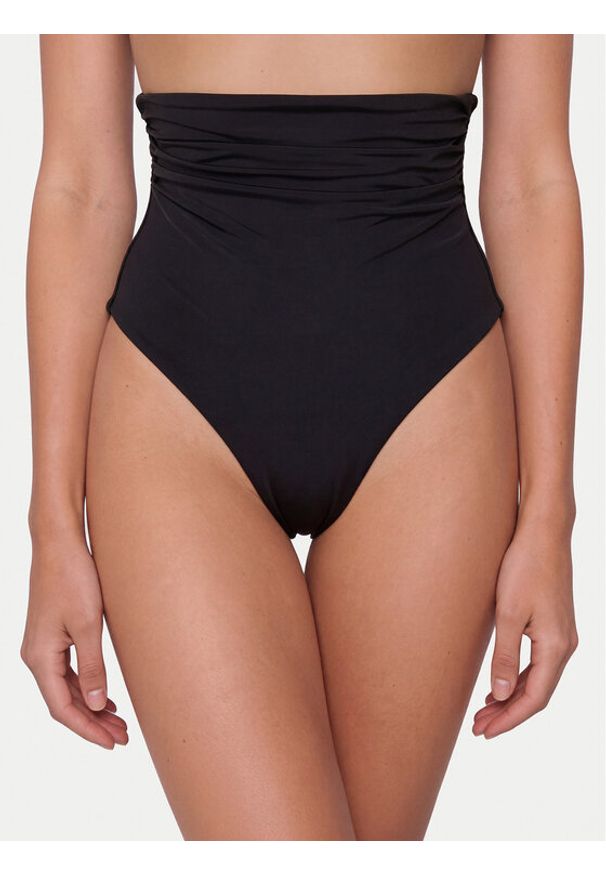 Max Mara Beachwear Dół od bikini Saali 2616821159 Czarny. Kolor: czarny. Materiał: syntetyk